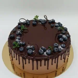 Mustikka-suklaakakku L